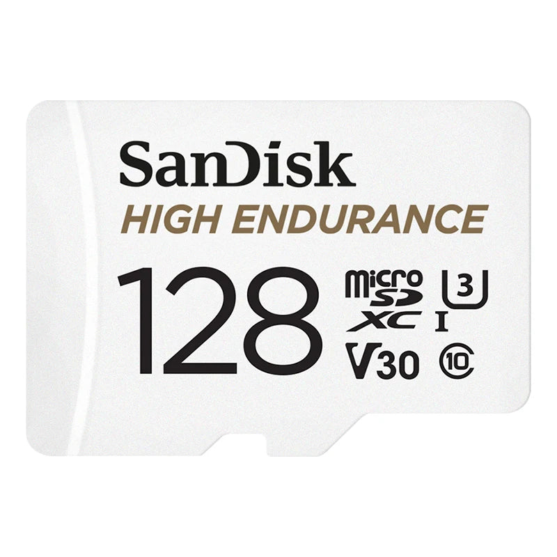 Original SanDisk High Endurance Micro SD Card MicroSDHC 32GB V30 C10 MicroSDXC 64GB 128GB 256GB Memory Card For Dash Camera