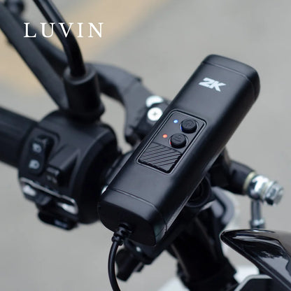 Motorcycle Camera Dash Cam Moto Dvr 1440P Video Recorder WiFi App Waterproof 2K Recording Night Vision for Motorcycle Luvin V8