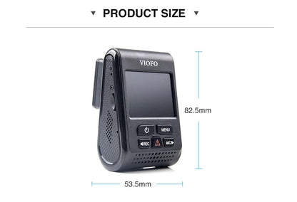 VIOFO A119 V3 2K Car DVR Super Night Vision Quad HD Dash Cameras Parking Mode G-Sensor Rota Lens 2560 * 1600P Optional GPS CPL