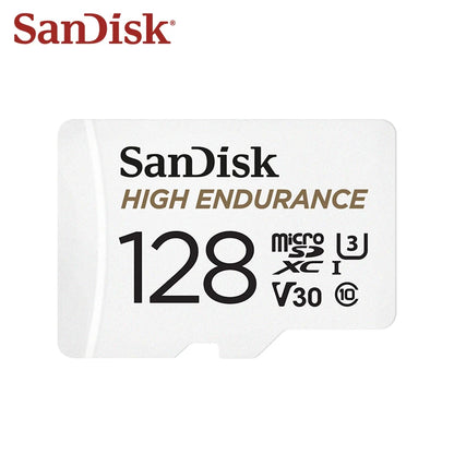 Original SanDisk High Endurance Micro SD Card MicroSDHC 32GB V30 C10 MicroSDXC 64GB 128GB 256GB Memory Card For Dash Camera