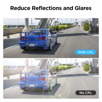 VIOFO CPL-200 Filter Lens Circular Polarizing Filters Lens Cover for A139/ T130/ A229PRO/A229PLUS/ WM1 Car Dash Camera