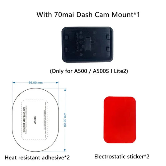 For 70mai Dash Cam A200 CPL Filter for 70mai rear camera RC11 CPL Filter FOR 70mai A200 Mount for 70maiA200 Static Stickers