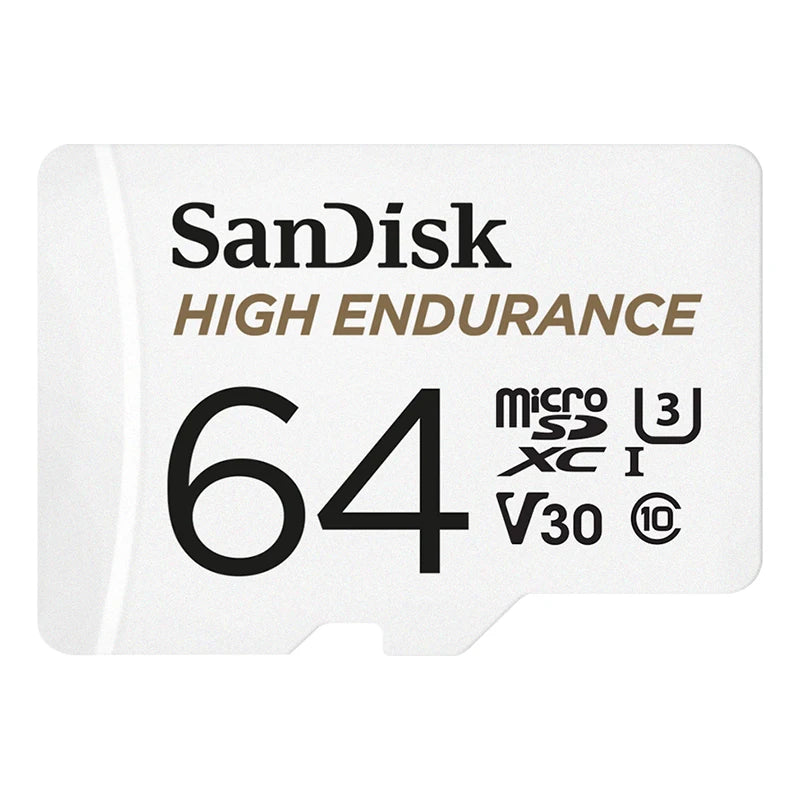 Original SanDisk High Endurance Micro SD Card MicroSDHC 32GB V30 C10 MicroSDXC 64GB 128GB 256GB Memory Card For Dash Camera