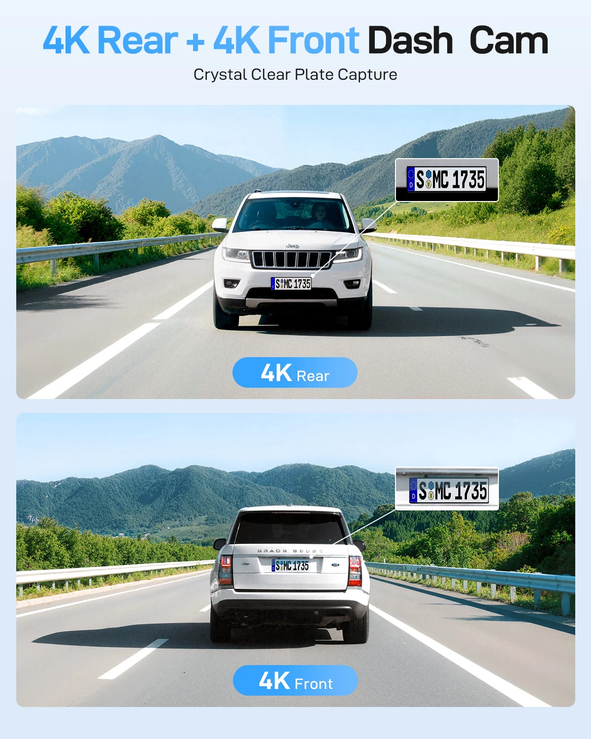 VIOFO A229 Ultra 2CH Dual 4K Dash Cam Front and Rear, Dual STARVIS 2 IMX678 Sensors 4K HDR, Faster 5GHz Wi-Fi GPS, Voice Control