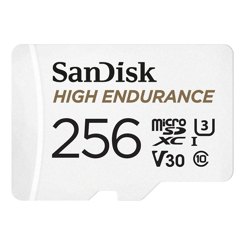 Original SanDisk High Endurance Micro SD Card MicroSDHC 32GB V30 C10 MicroSDXC 64GB 128GB 256GB Memory Card For Dash Camera