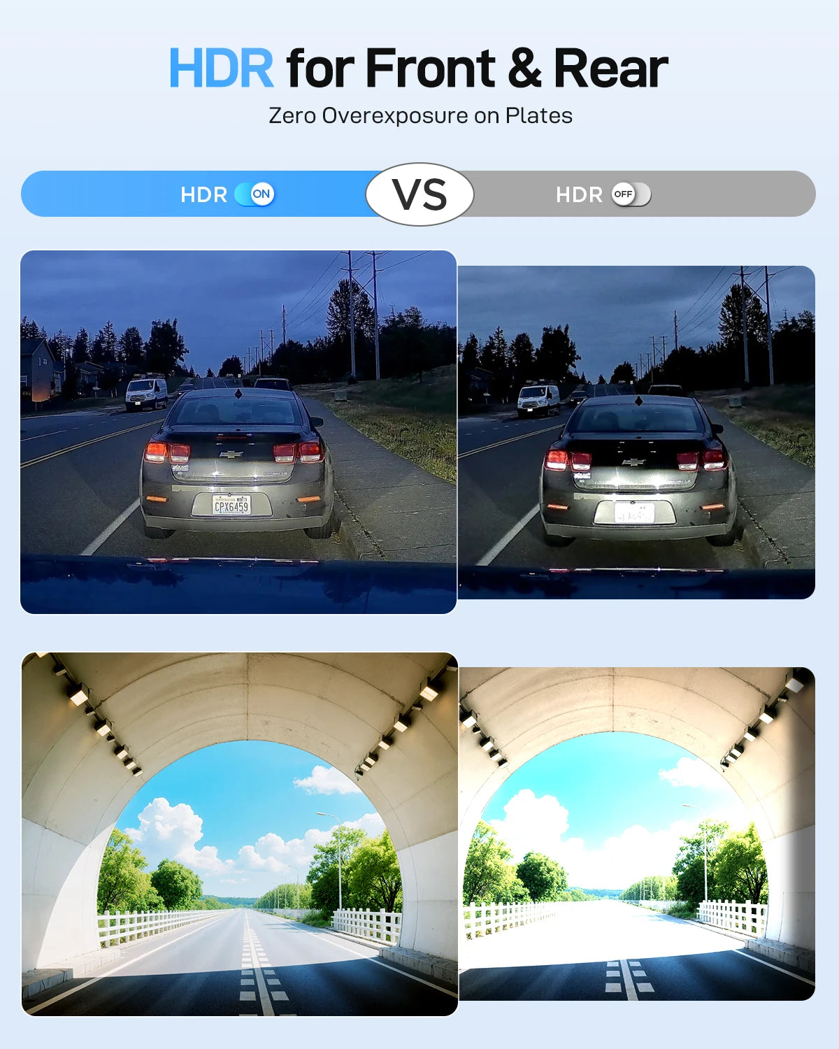 VIOFO A229 Ultra 2CH Dual 4K Dash Cam Front and Rear, Dual STARVIS 2 IMX678 Sensors 4K HDR, Faster 5GHz Wi-Fi GPS, Voice Control