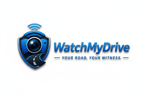 WatchMyDrive Logo White Background